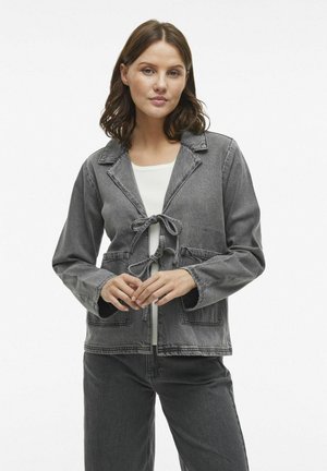 Jeansjakke - dark grey denim