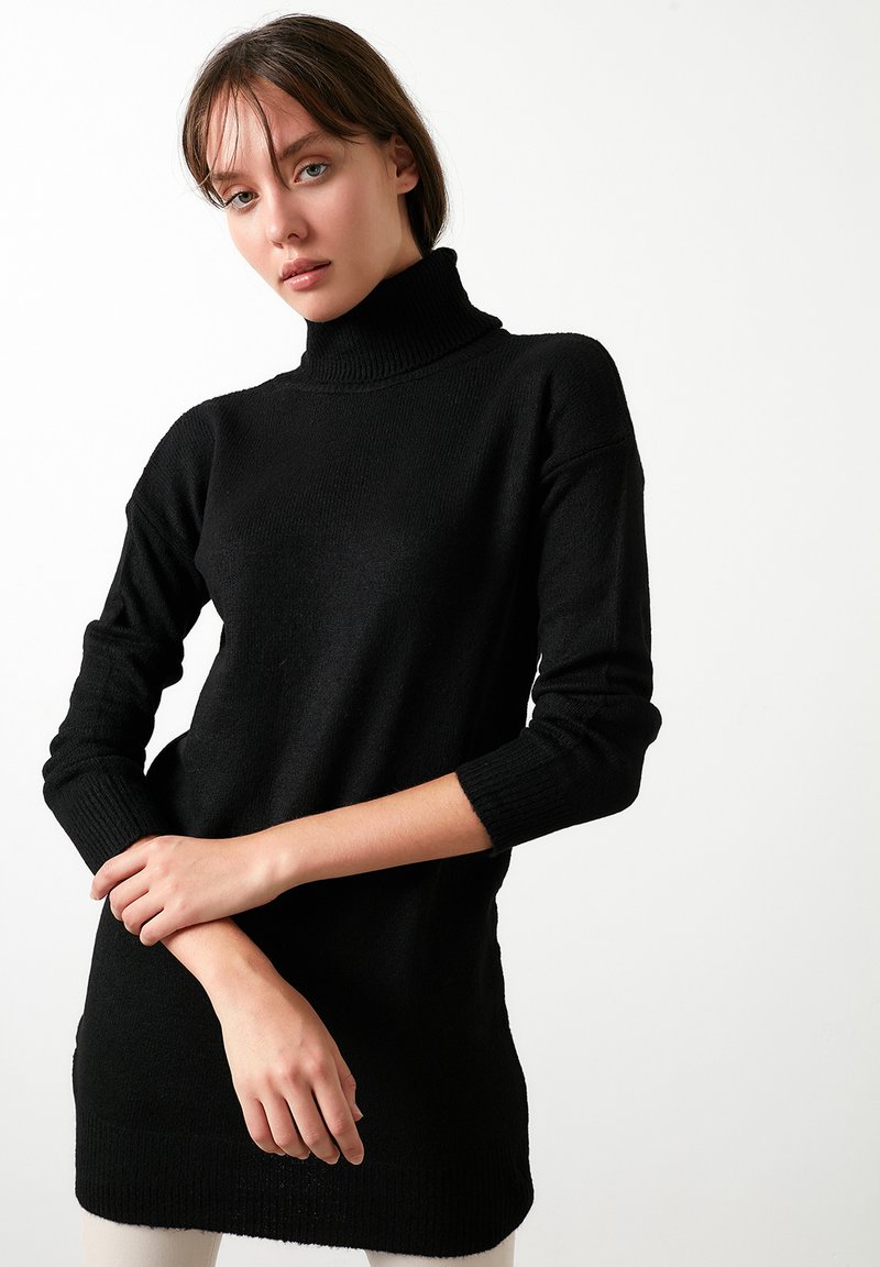 LELA TURTLENECK LONG - Vesta - black