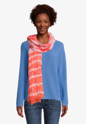Scarf - orange white