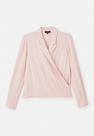 Theory LAPEL WRAP - Bluse - blush