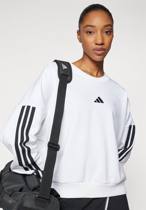 adidas Essentials 3-Stripes French Terry Sweatshirt 'White' (Women's) — foto 4