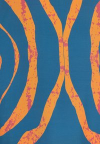 Ulla Popken CIRCLE PRINT SLEEVELESS - Denní šaty - whale blue