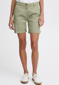 Oxmo - OXCHANICE - Shorts - seagrass Miniatuurafbeelding 1