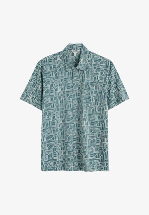 Seasalt Cornwall, SEASALT CORNWALL PALORES SHORT SLEEVE SHIRT - Pluus - blue - wall lines estuary