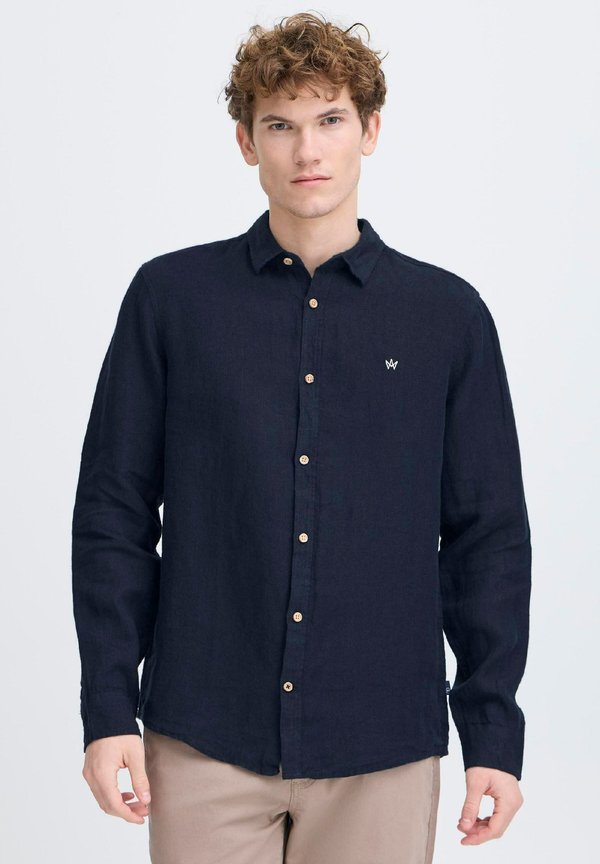 KSHEART LINEN - Hemd - sky captain