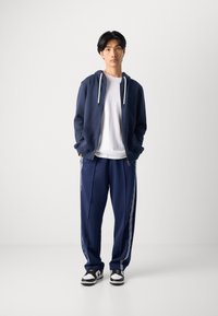 Scotch & Soda FULL ZIP LOGO HOODIE - Zip-up sweatshirt - sky captain
