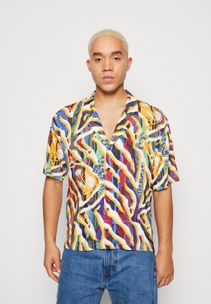 UNISEX - Button-down blouse - white/multicolor