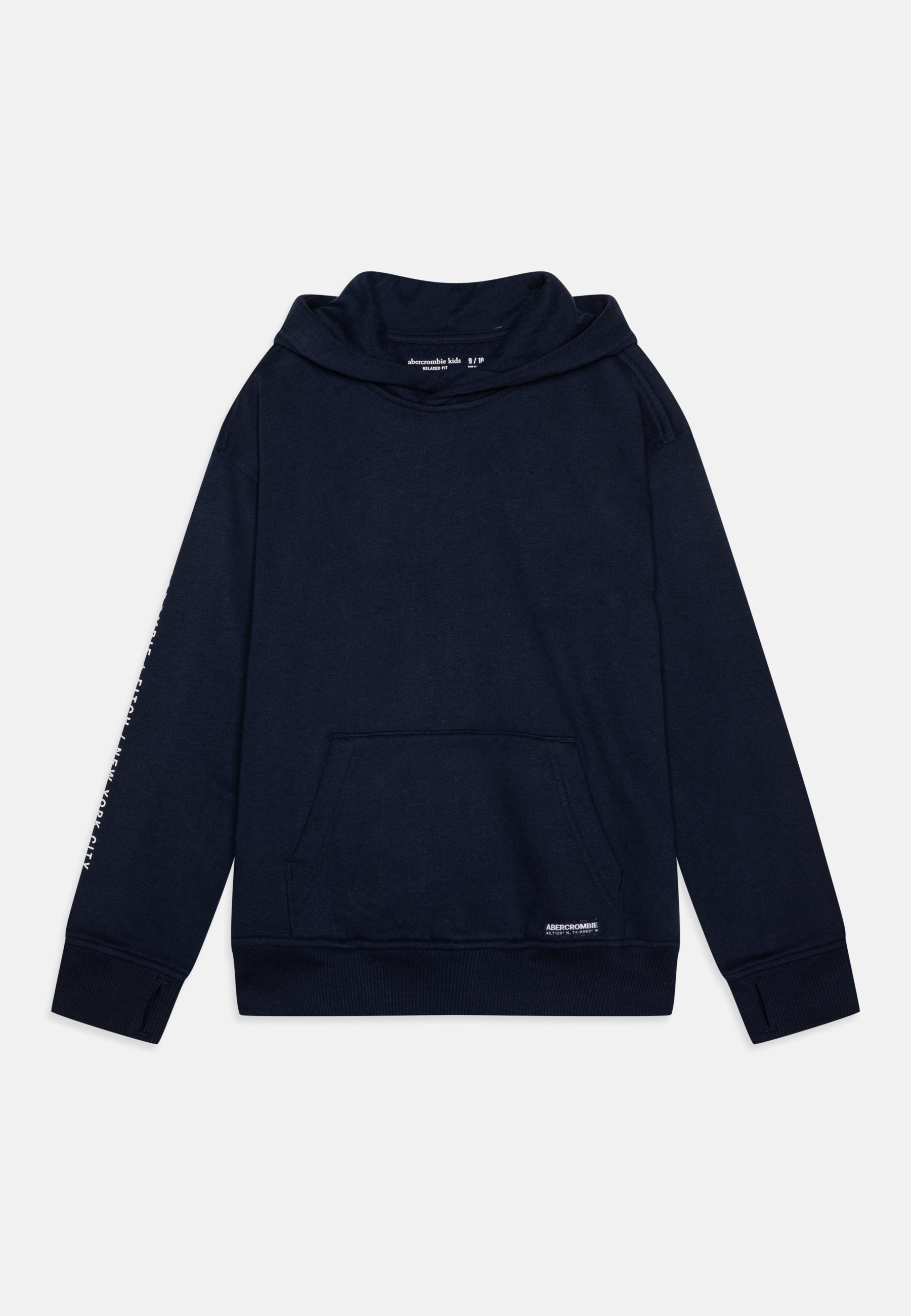 Abercrombie Fitch IMAGERY LOGO Felpa con cappuccio black