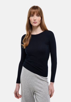 MANCHES LONGUES EN FANTAISIE - Pullover - marine