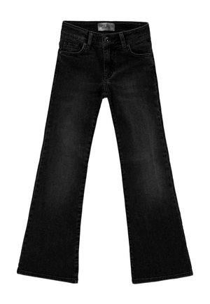 VERONIQUE - Bootcut jeans - black