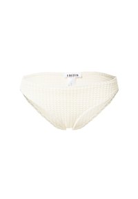 Cremefarbene Bikiniunterteile aus strukturiertem Material mit einem weichen, elastischen Bund und minimalistischer Gestaltung. Keine ausgeprägten Muster oder Akzente.