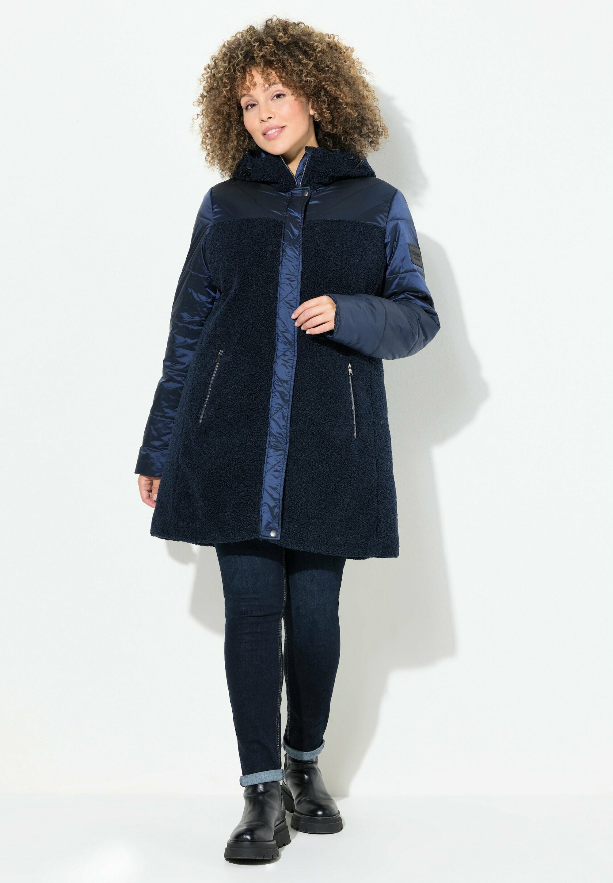 Shearling Jacket Mango Mantel Fake Fur Teddy Mantel Mantel Work