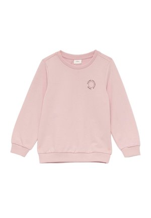MIT BÜNDCHEN UND KLEINEM DETAIL - Sweater - zartrosa