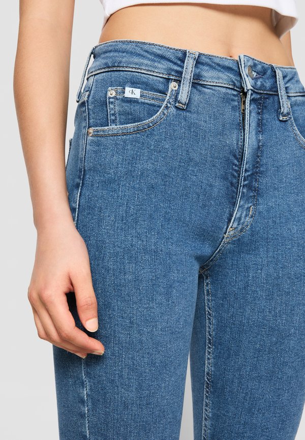 HIGH RISE SKINNY - Jeans Skinny Fit - denim medium3