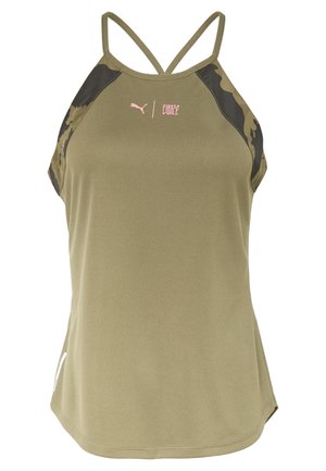 T-shirt till träning - khaki