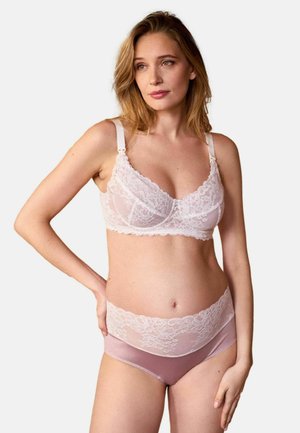 MATERNITY MIDBUMP - Slip - cream