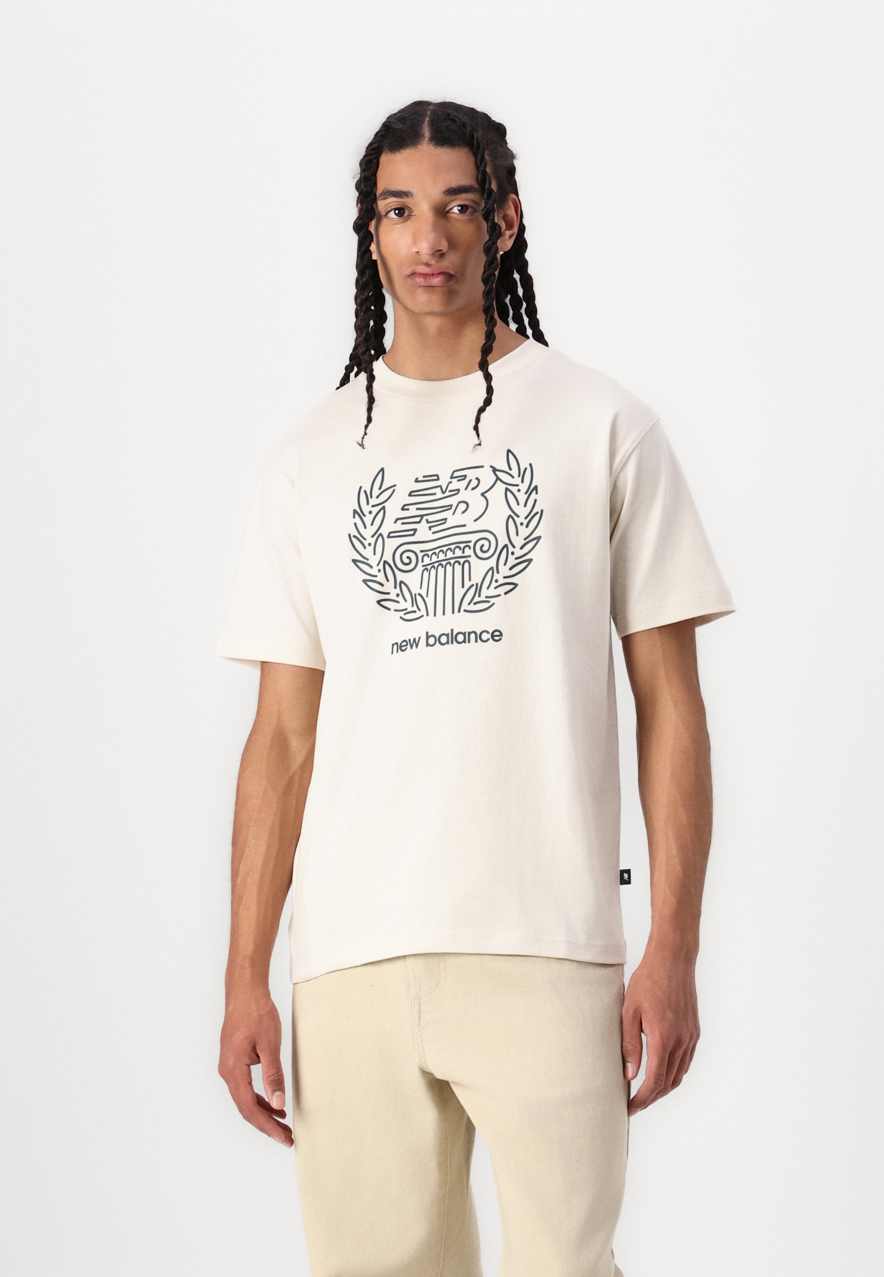 ★NEW BALANCE★ Men's NB Bubble T-Shirt New Balance T-shirt NB Bubble Bleu- JD Sports France