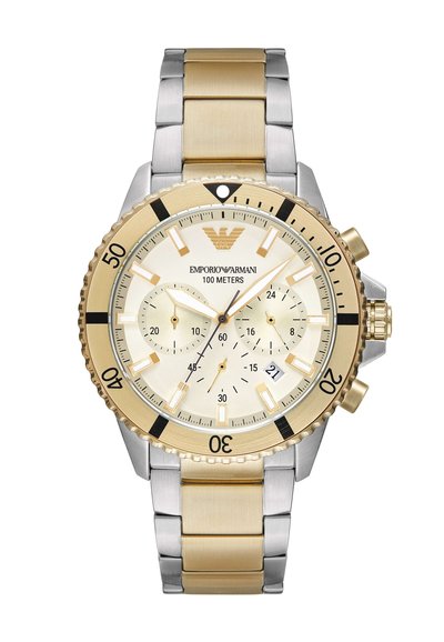 Emporio Armani ANALOG QUARZ - Ure - silberfarben