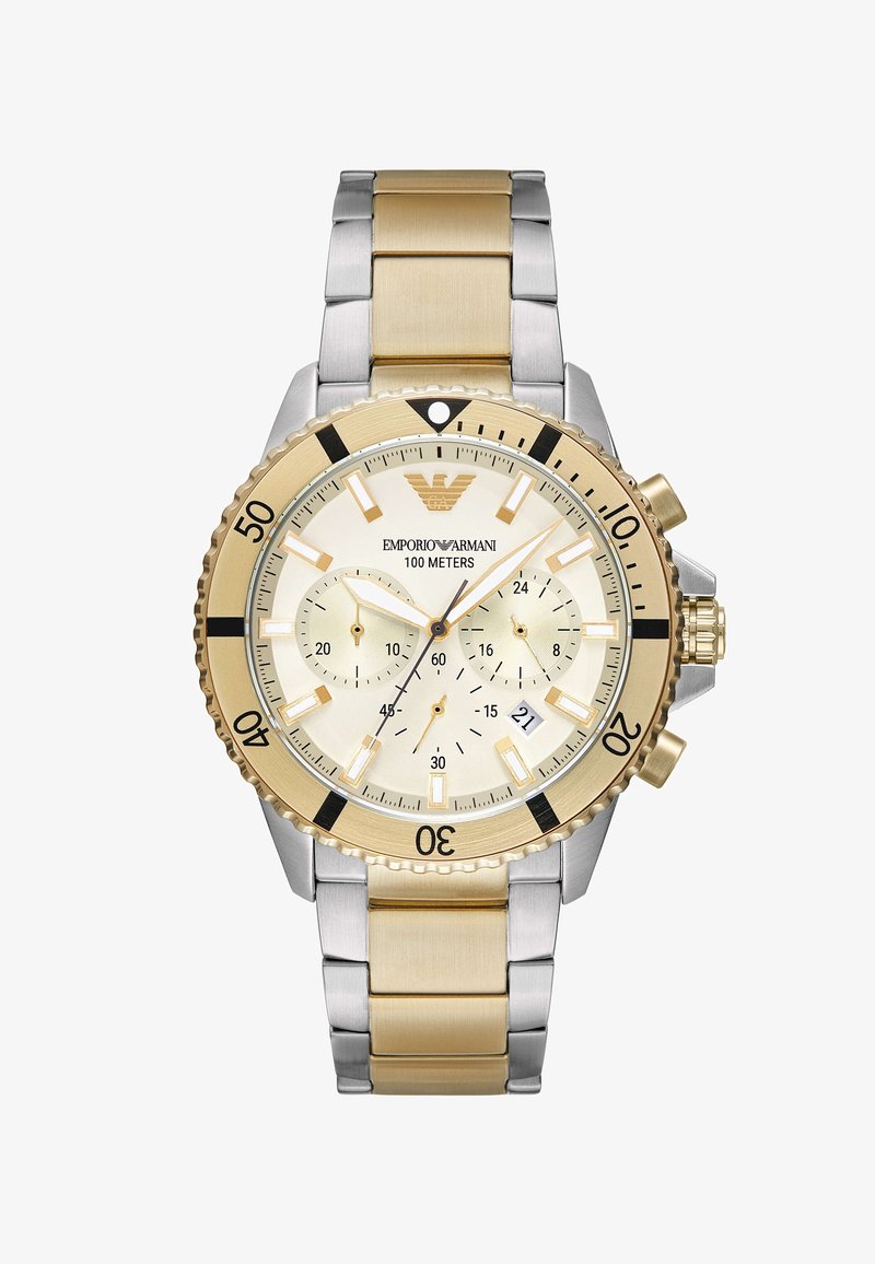 Emporio Armani ANALOG QUARZ - Hodinky - silberfarben