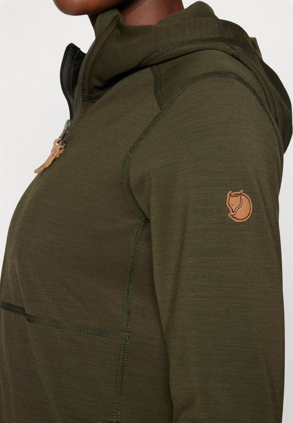 KEB FLEECE HOODIE W - Fleece jacket - deep forest3