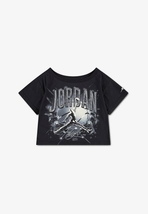Jordan, REBEL ROSE - Tričko s potlačou - off noir