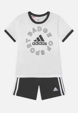 LOGO SET UNISEX - T-shirt print - white/black