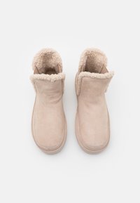 Even&Odd Wide Fit Botines con plataforma - beige