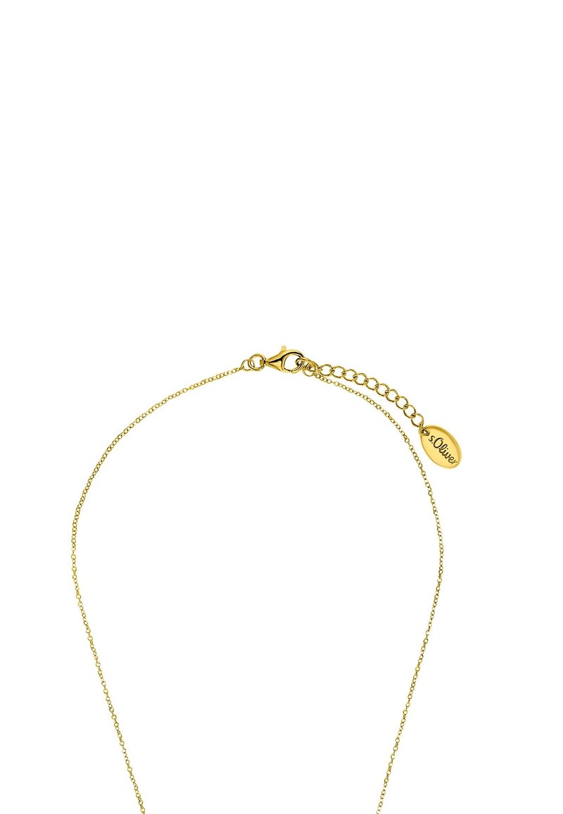s.Oliver BLUME LOTUS - Collana - gold-coloured