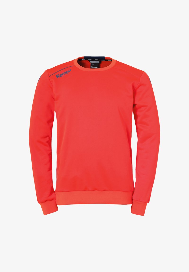 Kempa LANGARMSHIRT PLAYER TRAINING - Felpa - fluo rot ice grau