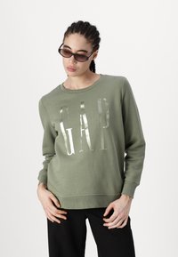 GAP LOGO CREW - Sportinis megztinis - walden green