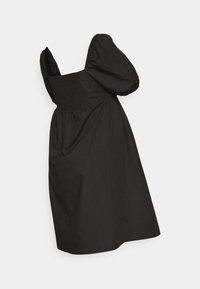 Glamorous Bloom SQUARE NECK EMPIRE DRESS WITH SHIRRED BACK PANEL - Vestido de malha - black