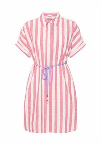 ICHI IHLOLIA - Rochie tip cămașă - bright rose white stripe