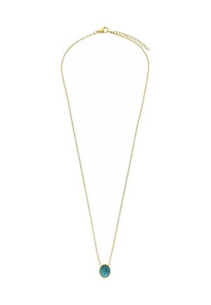 Ketting - gold turquoise