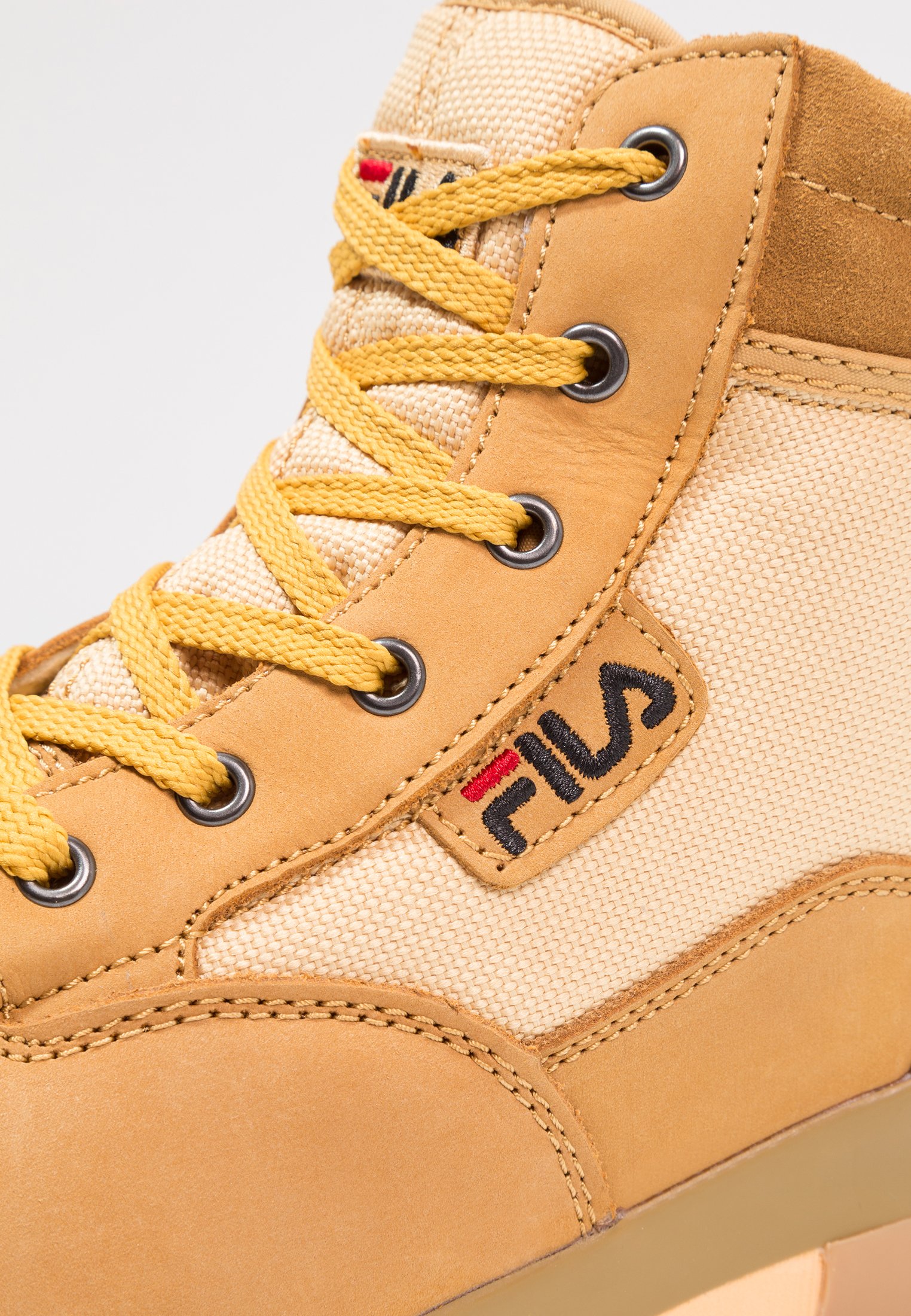 Fila GRUNGE MID - Veterboots - chipmunk/Bruin - Zalando.nl