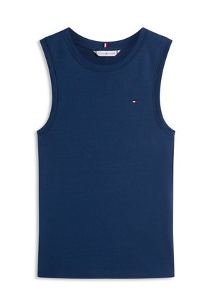 Tommy Hilfiger, SLIM CREW NECK TANK TOP - Top - dark night navy