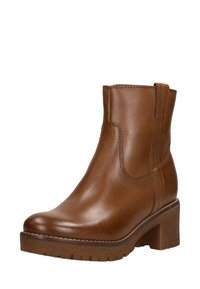 SUB55 KHATY - Platform ankle boots - cognac