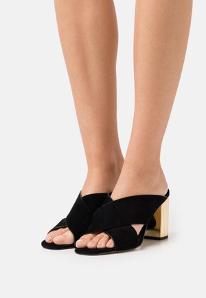 PORTER MULE - Heeled mules - black