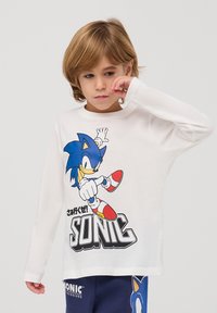 Terranova SONIC - Maglietta a manica lunga - bianco lana