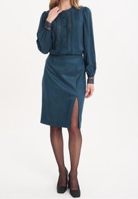 Greenpoint A-linjainen hame - teal