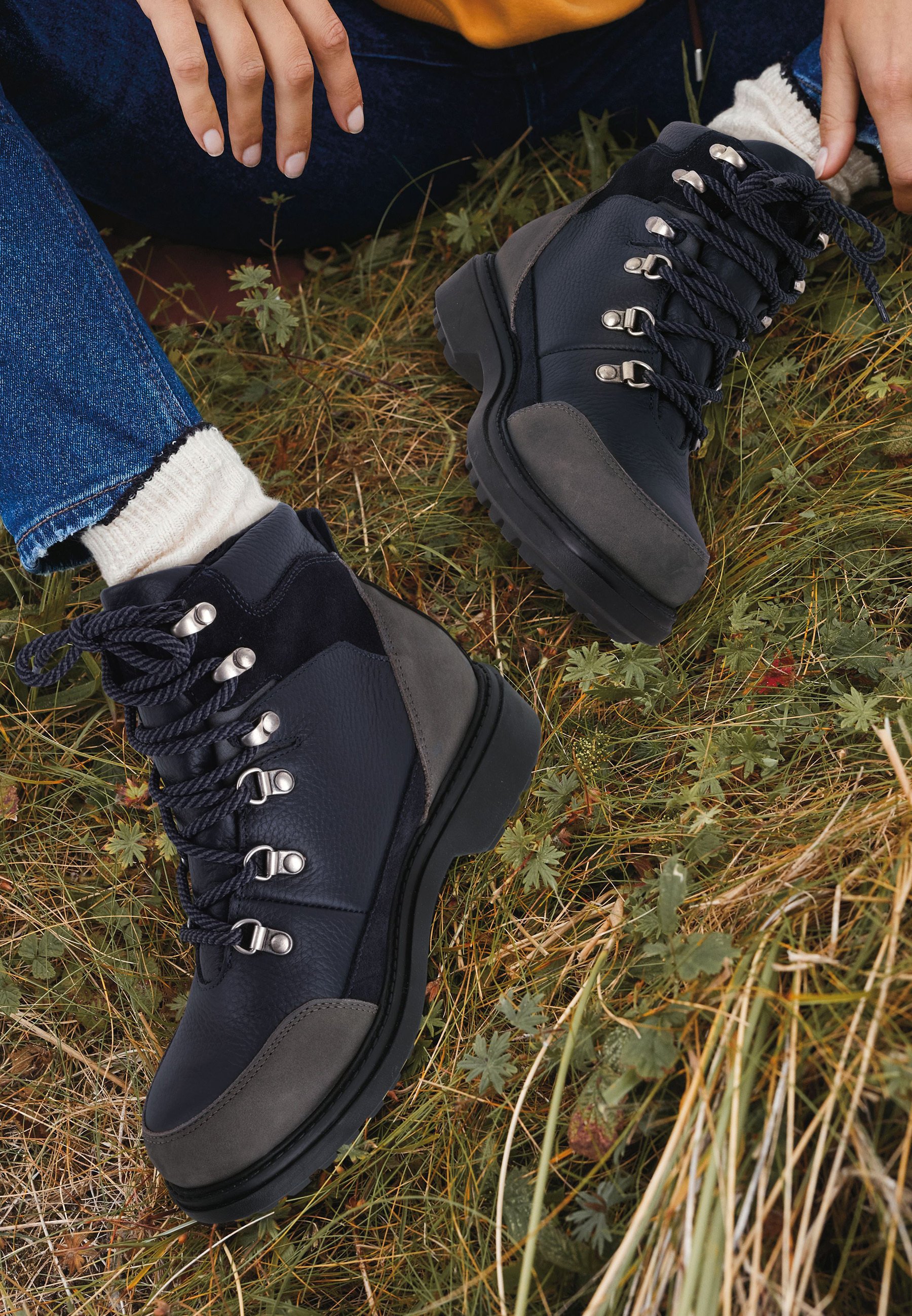 Next Botines con cordones - dark blue/azul marino - Zalando.es