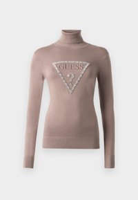 MELANIE TRIANGLE LOGO - Svetrík - silk taupe
