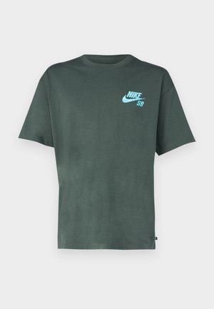 Nike SB TEE SPIDER - Marškinėliai su spaudiniu - vintage green