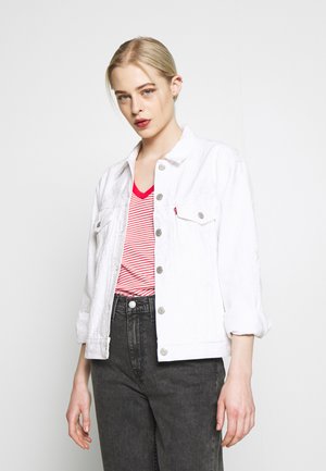 EX BOYFRIEND TRUCKER - Giacca di jeans - white
