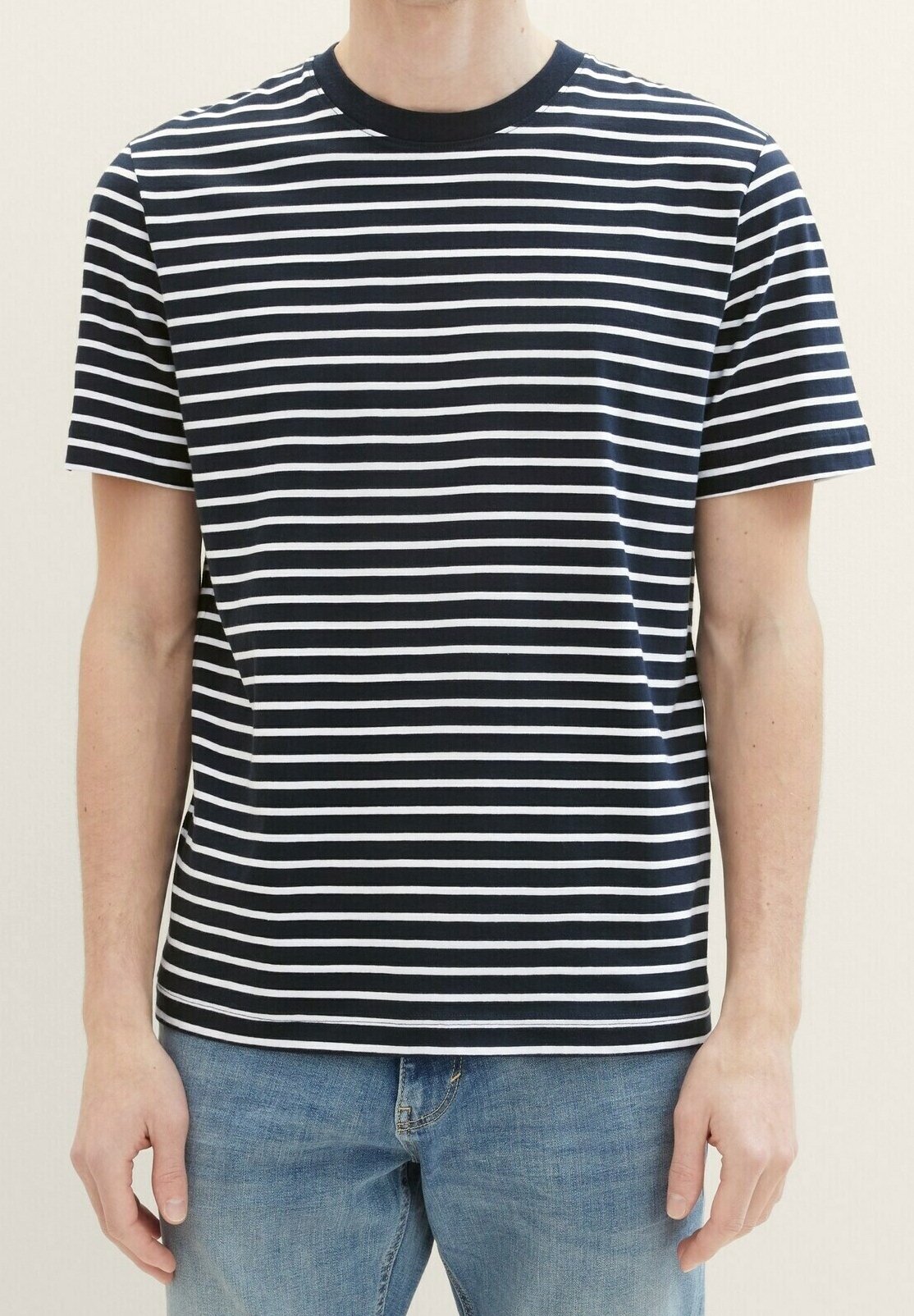 TOM TAILOR Camiseta de hombre con estampado de rayas Puerto Rico TOM TAILOR Camiseta de hombre con estampado de rayas Puerto Rico