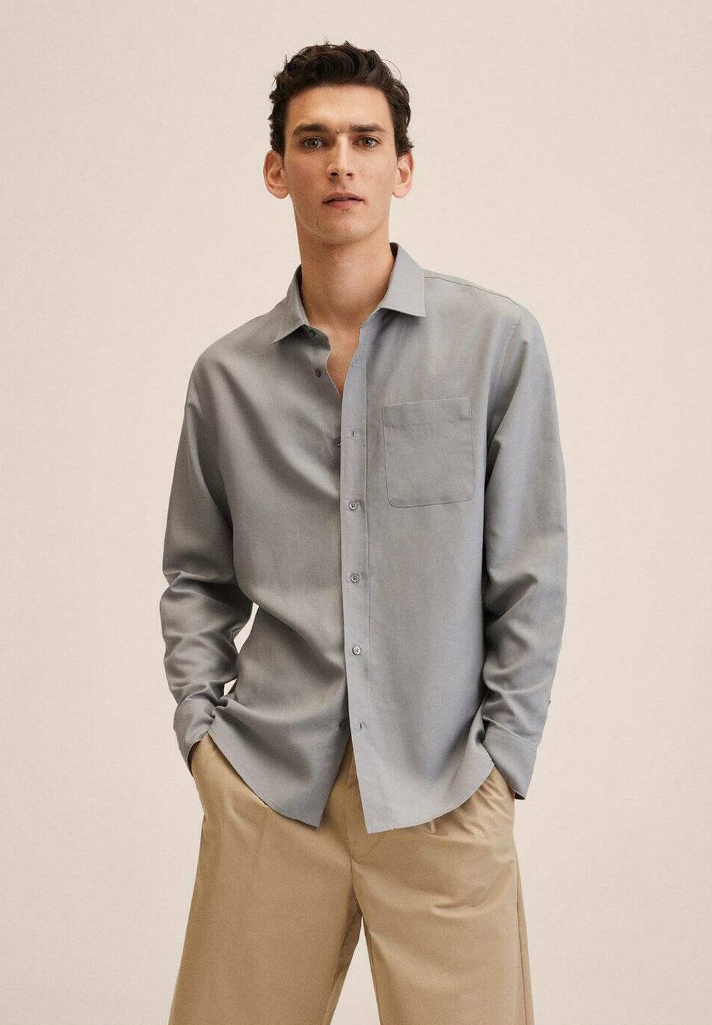 Mango FORMENT - Shirt - gris/grey 