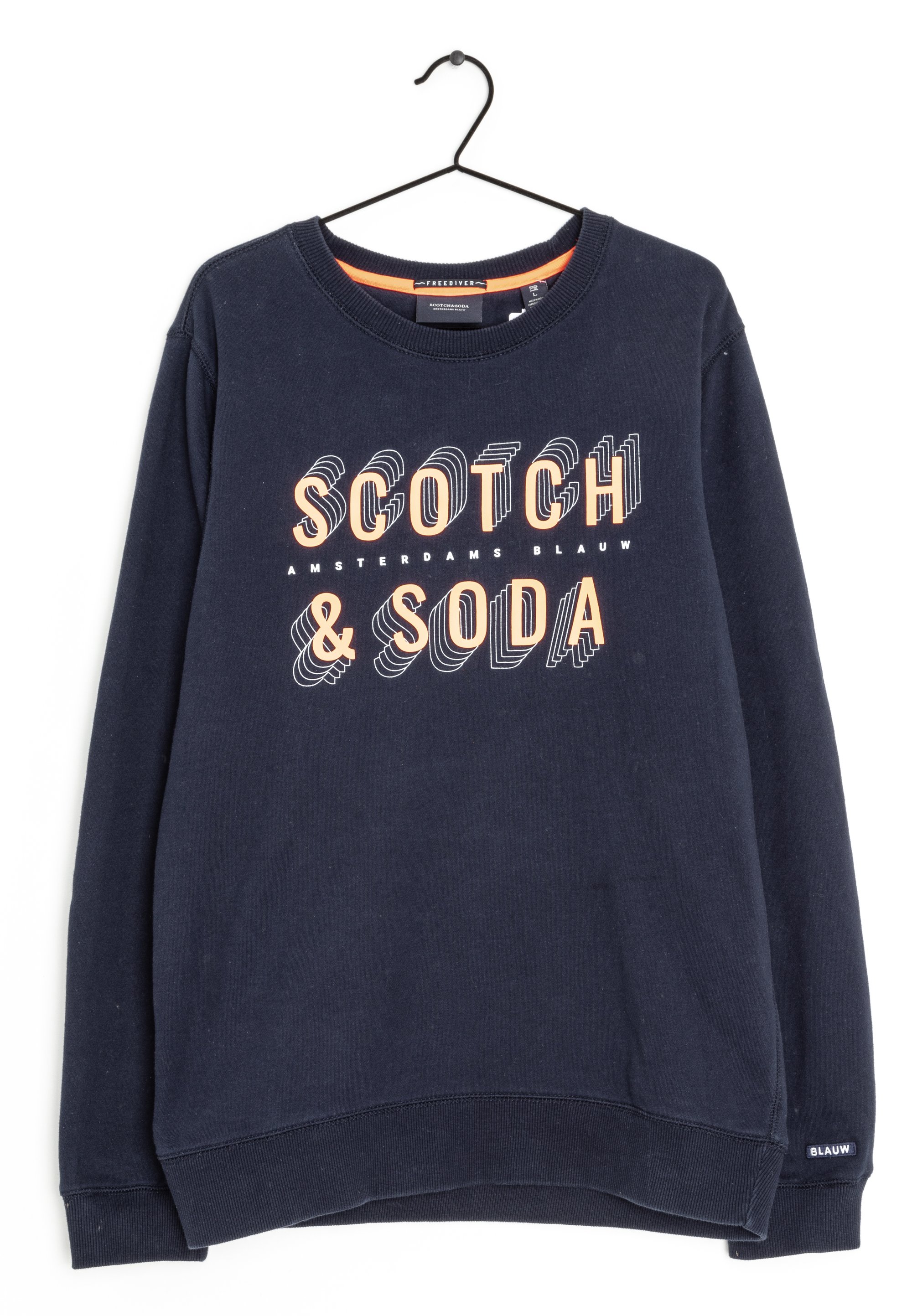 Scotch Soda Sweatshirt blue/blå (Pre-owned)