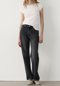 Massimo Dutti Jeans a sigaretta - black