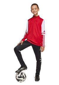 adidas Performance SQUADRA HALFZIP - T-shirt à manches longues - rotweiss