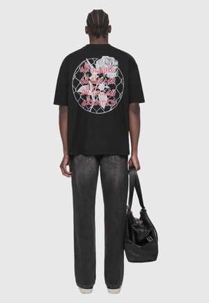 AllSaints, STANZA SS CREW . - Camiseta estampada - washed black