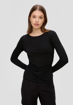 QS Langarmshirt - schwarz